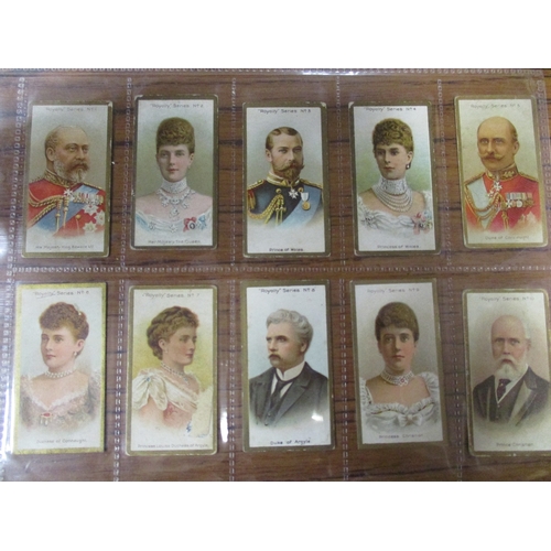 60 - Taddy. Complete set in plastic sleeves Royalty Series generally fair to good. Cat. £500. (See photo)... 