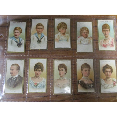 60 - Taddy. Complete set in plastic sleeves Royalty Series generally fair to good. Cat. £500. (See photo)... 