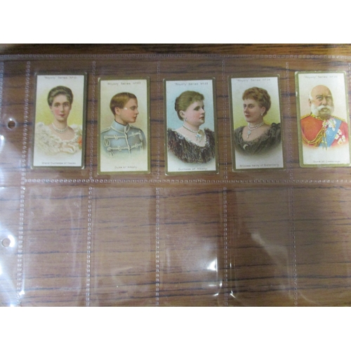 60 - Taddy. Complete set in plastic sleeves Royalty Series generally fair to good. Cat. £500. (See photo)... 