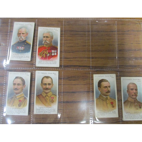 63 - Taddy. Part sets in plastic sleeves V.C. Heroes Boer War, a mix of (41-60), (61-80) and (81-100) gen... 