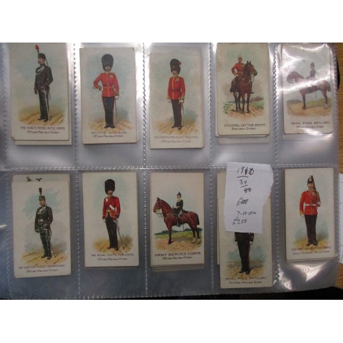 66 - Wills. Scissors collection in album with complete sets including Britains Defenders, Cinema Stars, D... 