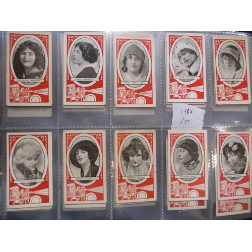 66 - Wills. Scissors collection in album with complete sets including Britains Defenders, Cinema Stars, D... 