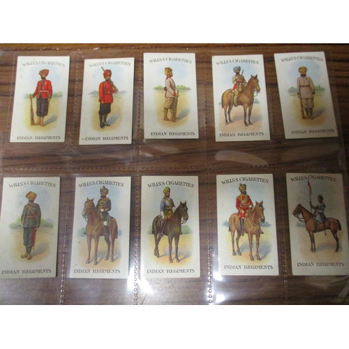 70 - Wills. Scissors. Complete set in plastic sleeves with Indian Regiments Series, generally fair to goo... 