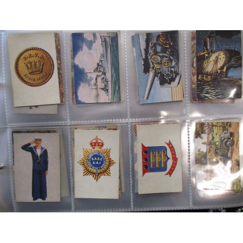 71 - Wix. Collection in 3 albums including Kensitas with part sets including Builders of Empire set, Coro... 