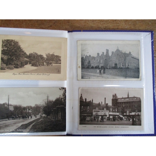 82 - Misc. coln. in 5 modern albums. Topo. incl. Tram terminus Balby, Kettering, market day Peterborough,... 