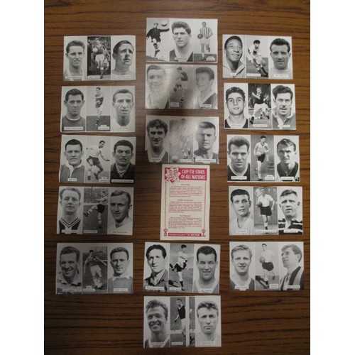 76 - Collection with A & B.C Football Quiz (64), Mixed sets, Typhoo Tea Football Cards (36), Hornet Inter... 