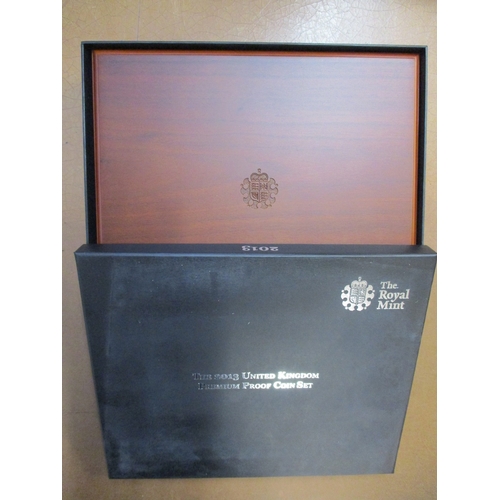 793 - Modern range with proof cased sets FDC 2002 de-luxe, 2003, 2006 executive, Premium proof set FDC 201... 