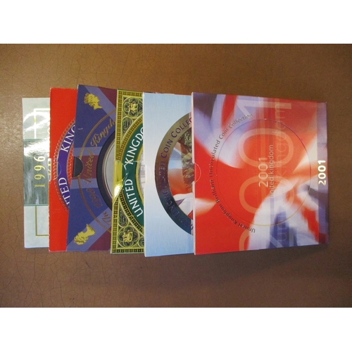 794 - Collection with Royal Mint uncirculated year packs 1982, 1986-88 and 1994-2001. Royal Mint uncircula... 