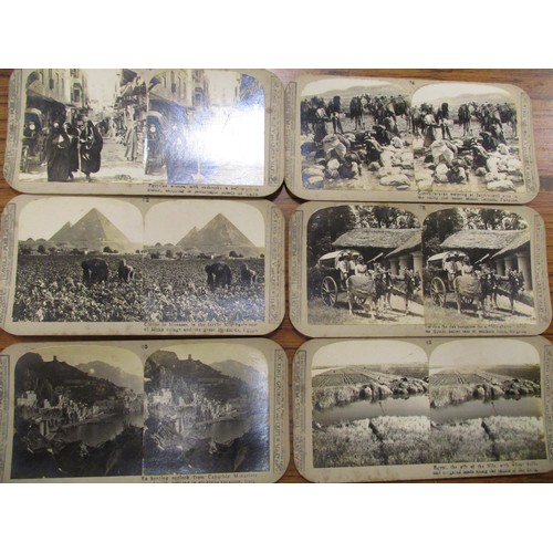 157 - Coln. of stereo cards with worldwide interest incl. many sets. 2 boxed sets of the South African war... 