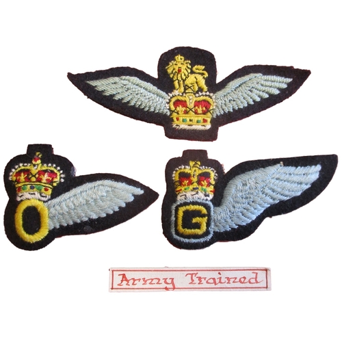 147 - Royal Marines collection mounted on 4 boards with:
1. Aircrew Wings (12) including bullion navy trai... 