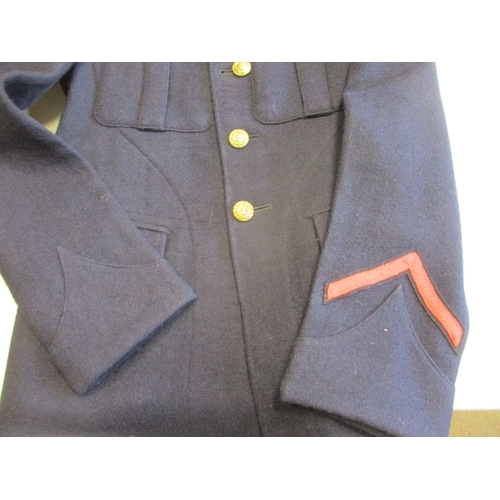 153 - Royal Marine Uniform range with:
1. RM No 3 Tunic jacket, circa 1960, complete with buttons, collar ... 