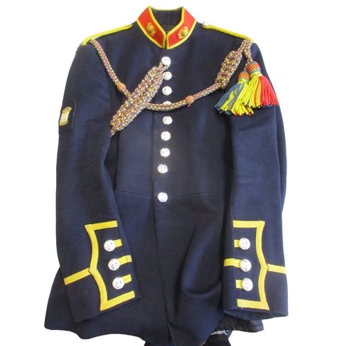 153 - Royal Marine Uniform range with:
1. RM No 3 Tunic jacket, circa 1960, complete with buttons, collar ... 