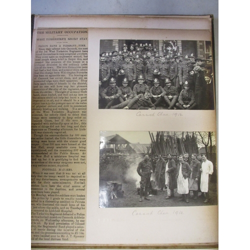 170 - Boer War and WW1 photo albums (2) of Colonel George Crossman C.M.G. D.S.O. West Yorkshire Regt. He s... 