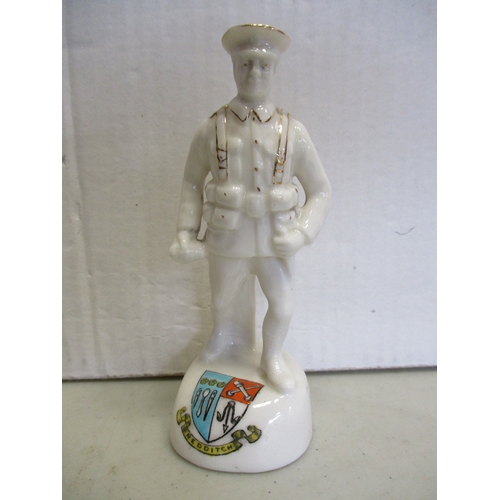 177 - Collection of WW1 crested china by Grafton, Willow Art, Arcadian etc with some better items noted in... 