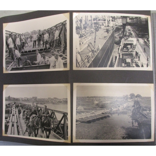 184 - Third Reich Army Engineer Officer's photo album of the invasion of France in 1940, album cover with ... 