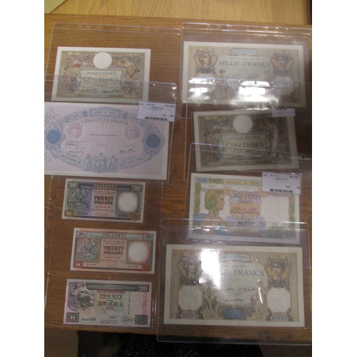 257 - Collection including Australia $100 CH201258455, Scotland The Commercial Bank of Scotland £1 1956 (3... 