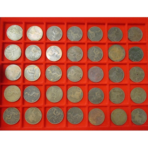 294 - KGIII-QEII collection including florins, shillings, sixpence, groat, threepence, penny, halfpenny, f... 