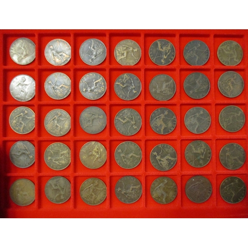 294 - KGIII-QEII collection including florins, shillings, sixpence, groat, threepence, penny, halfpenny, f... 