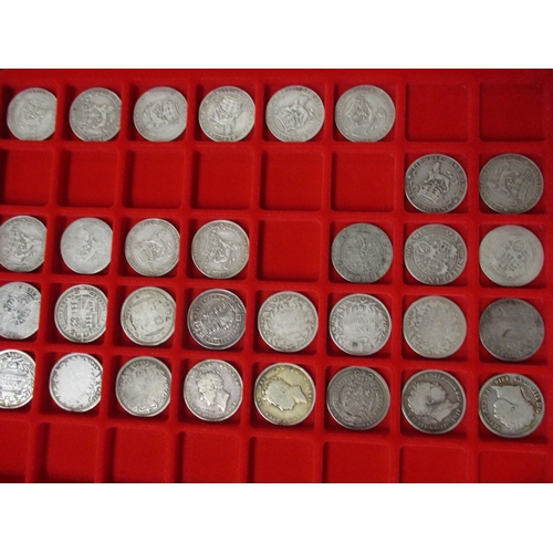 294 - KGIII-QEII collection including florins, shillings, sixpence, groat, threepence, penny, halfpenny, f... 