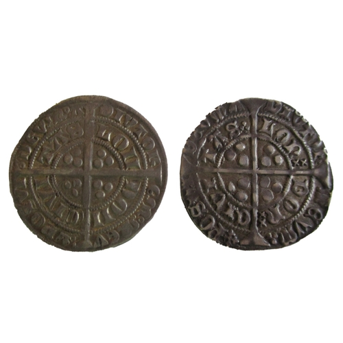 308 - Range including groats Edward (2) mintmarks crown and cross fleury, Henry VII (VS) Profile issue, no... 