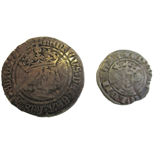 308 - Range including groats Edward (2) mintmarks crown and cross fleury, Henry VII (VS) Profile issue, no... 