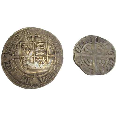 308 - Range including groats Edward (2) mintmarks crown and cross fleury, Henry VII (VS) Profile issue, no... 