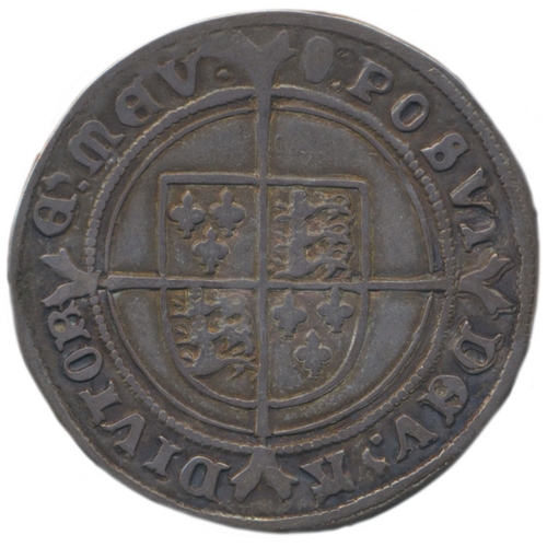 335 - Edward VI. Fine silver issue shilling mintmark tun, good fine. (S.2482) (See photo) (Y)