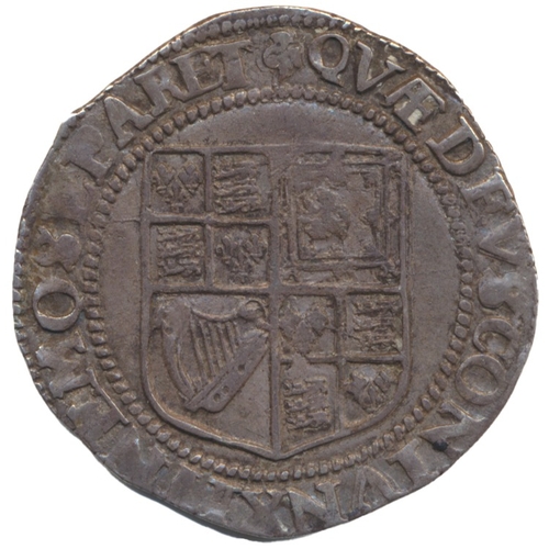 338 - James I. Third Coinage shilling, mintmark trefoil, very fine. (S.2668) (See photo) (Y)