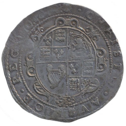 345 - Charles I. Exeter mint 1644 crown mintmark rose, good fine. (S.3058) (See photo) (Y)