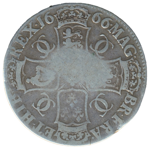 354 - 1666 XVIII, second bust crown fair. (See photo) (Y)