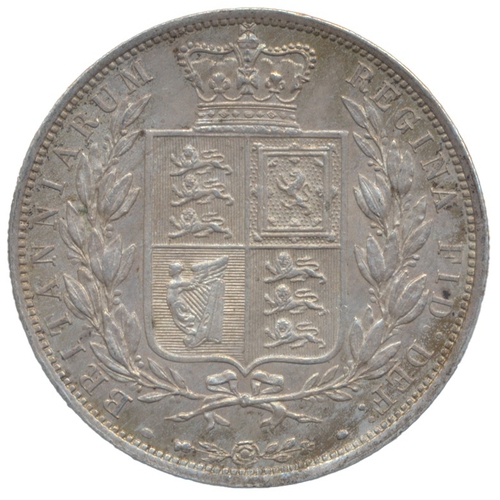 391 - 1885 half crown extremely fine. (See photo) (Y)