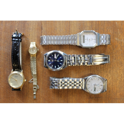 411 - Range of watches from Sekonda, Seiko (3) and Lorus plus accumulation of world coinage and Banknotes.... 