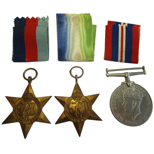 48 - Father and son groups with:
1. WW1 Military Medal to 56691 Cpl R. Horsburgh 25/K.R. Rif C., BWM, Vic... 