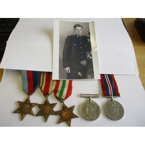 5 - Family collection with:
1. WW1 BWM and Victory Medal to 016621 Pte T. Whalley A.O.C. extremely fine.... 