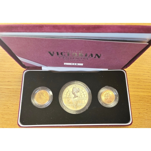 591 - Investment Gold Lot - documents required. 2001 Victorian Centenary Collection from the Royal Mint, c... 