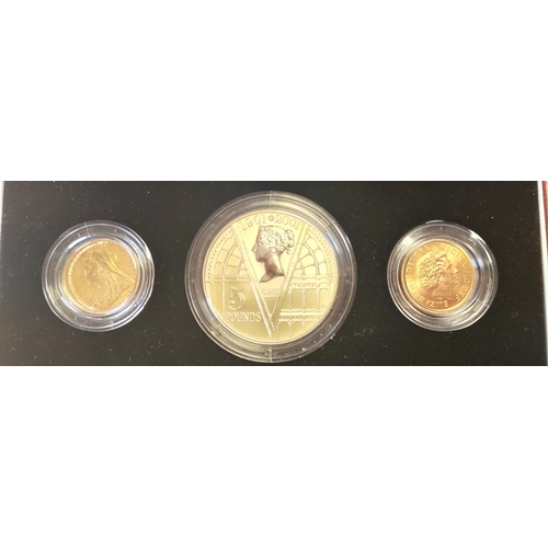 591 - Investment Gold Lot - documents required. 2001 Victorian Centenary Collection from the Royal Mint, c... 