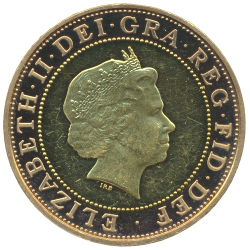 592 - Investment Gold lot - documents required. 2001 Marconi £2 gold proof FDC. (See photo) (Y)