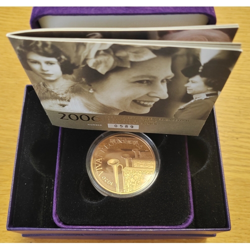 621 - Investment Gold Lot - documents required. 2006 £5 Her Majesty Queen Elizabeth II 80th Birthday boxed... 