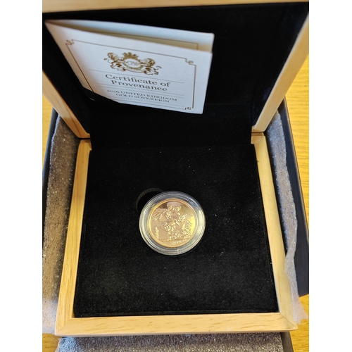 646 - Investment Gold Lot - documents required. 2016 sovereign uncirculated boxed. (R)