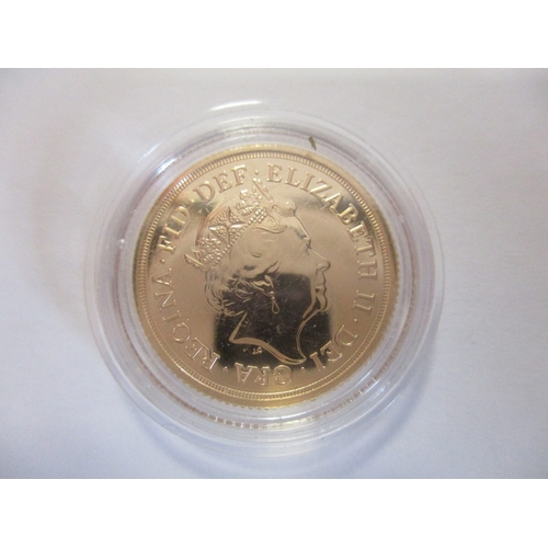 656 - Investment Gold lot - documents required. 2018 sovereign uncirculated in plastic capsule. (Y)