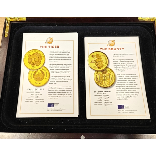 678 - Investment Gold lot - documents required. Royal Mint Fine Gold Miniatures Collection consisting of 1... 