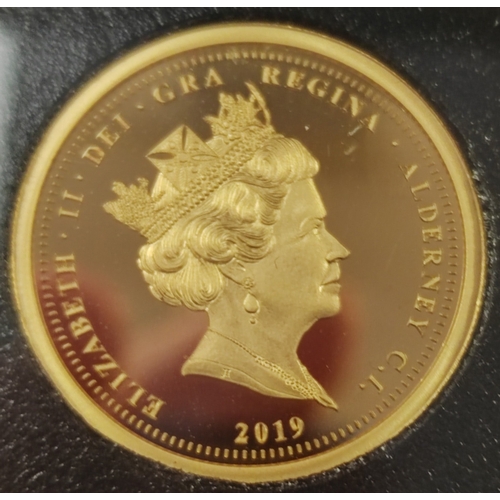 684 - Investment Gold Lot - documents required. Alderney. 2019 200th Anniversary of the birth of Queen Vic... 