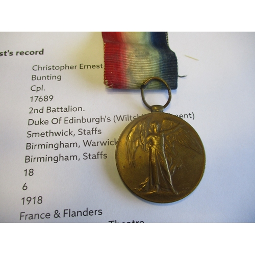 7 - 6 WW1 Victory Medals to:
1. Lieut F. Prunell R.M. Fred Prunell was commissioned 30/5/17, served with... 