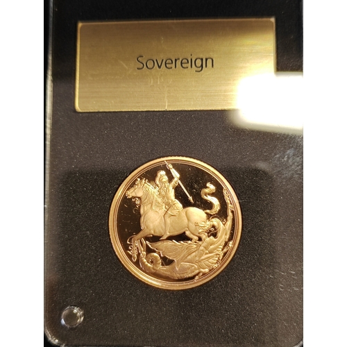 716 - Investment Gold Lot - documents required. Gibraltar. 2017 sovereign boxed proof set FDC contains sov... 