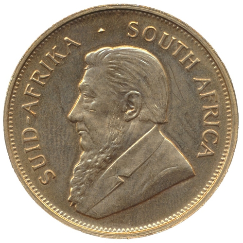 738 - Investment Gold lot - documents required. South Africa. 1974 krugerrand near uncirculated. (Y)