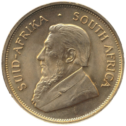 739 - Investment Gold lot - documents required. South Africa. 1974 krugerrand near uncirculated. (Y)