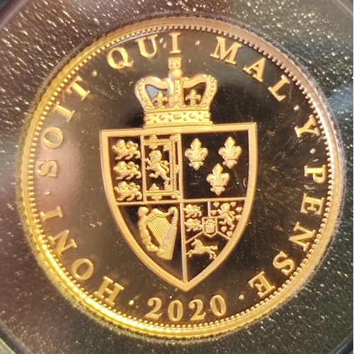 750 - Investment Gold Lot - documents required. St Helena. 2020 sovereign proof FDC in East India Company ... 