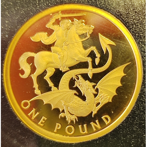 756 - Investment Gold Lot - documents required. Tristan da Cunha. 2020 £1 The St George & The Dragon solid... 