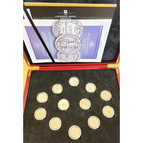 780 - Range of boxed sets with COA from The London Mint with 2009 The Fifty Pence Complete 40th Anniversar... 