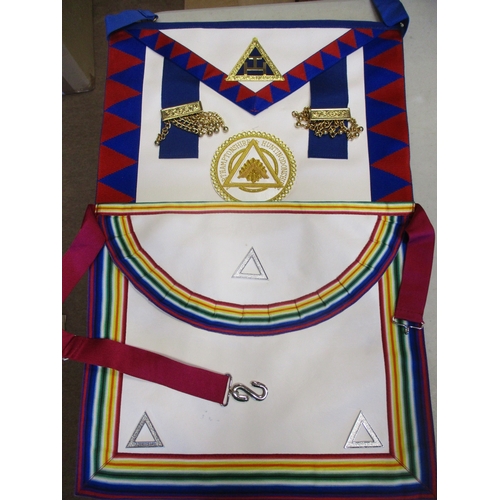 83 - Modern masonic collection of jewels and regalia in carrying case, Northamptonshire & Huntingdonshire... 